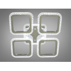Стельова світлодіодна люстра з димером Diasha AS8170/4HR LED 3color 55W Стельова світлодіодна люстра з димером Diasha AS8170/4HR LED 3color 55W
