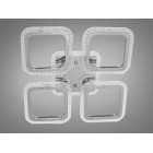 Стельова світлодіодна люстра з димером Diasha AS8170/4HR LED 3color 55W Стельова світлодіодна люстра з димером Diasha AS8170/4HR LED 3color 55W
