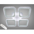 Стельова LED-люстра Diasha AS8170/4WH, квадрати, 55 W, пульт ДК
