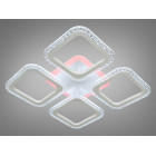 Стельова LED-люстра Diasha AS8170/4WH, квадрати, 55 W, пульт ДК