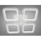 Стельова LED-люстра Diasha AS8170/4WH, квадрати, 55 W, пульт ДК