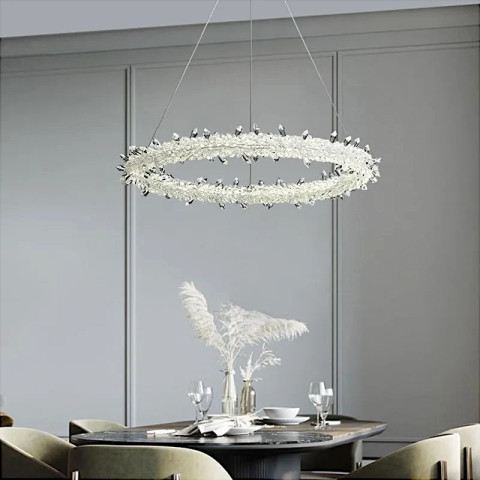 Підвісна кришталева LED-люстра Art 2053/1BCH