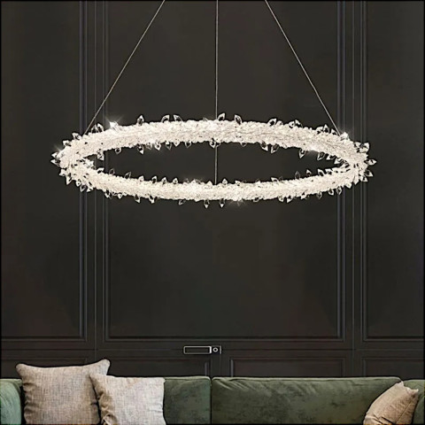 Підвісна кришталева LED-люстра Art 2053/1CCH