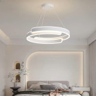 Стильна підвісна LED-люстра Art 2461/500+500WH Стильна підвісна LED-люстра Art 2461/500+500WH