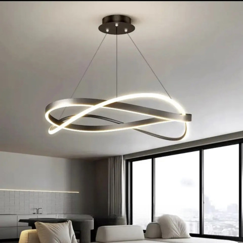 Стильна підвісна LED-люстра Art 2463/800 BK