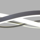 Стильна підвісна LED-люстра Art 2463/800 BK