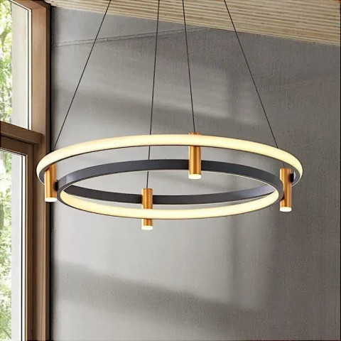 Підвісна LED-люстра Art 3016/600 BK+GD