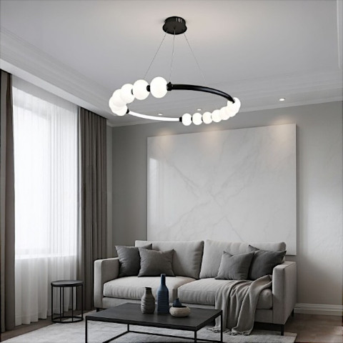 Led люстра перлини Art 6294/800BK