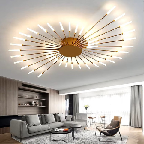 Стельова Led люстра Art BO-5251/42GD