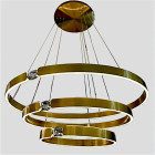 Led люстра кільця Art BX5001/40+60+80 GD