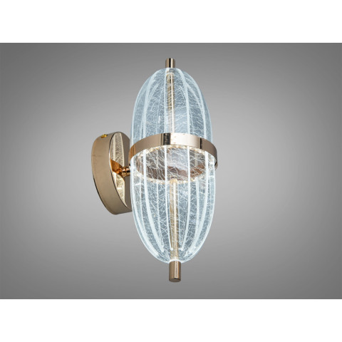 Настінне бра LED Diasha B1759 золото 6 Вт овальна форма Настінне бра LED Diasha B1759 золото 6 Вт овальна форма