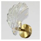 Настінне бра Artlight B1833GDWALL, 1 лампа E14, латунь і прозоре скло Настінне бра Artlight B1833GDWALL, 1 лампа E14, латунь і прозоре скло