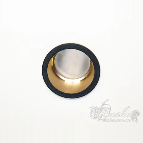 Точковий світильник вбудований Diasha C160A-BK-GD Aluminium, 40W, IP20