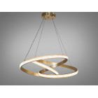 Підвісна люстра LED Diasha CT300G золото 82Вт 3CCT 4510 лм Підвісна люстра LED Diasha CT300G золото 82Вт 3CCT 4510 лм