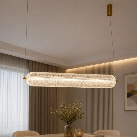 Підвіс LED Diasha D221204/1A L1000 золото 25 Вт циліндричний Підвіс LED Diasha D221204/1A L1000 золото 25 Вт циліндричний