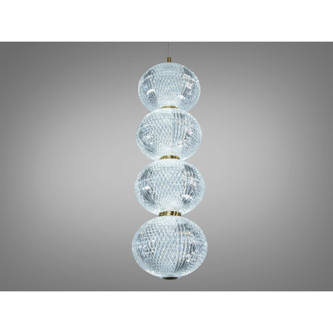 Підвісний LED світильник Diasha D221205-4 15 Вт золото