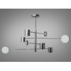 Люстра LED Diasha D302-8CH, 40W, хром, 8 ламп, сучасний стиль для коридору, спальні, кухні та офісу Люстра LED Diasha D302-8CH, 40W, хром, 8 ламп, сучасний стиль для коридору, спальні, кухні та офісу