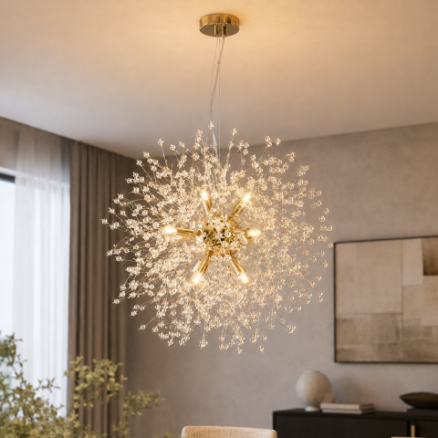 Підвісна люстра Artlight D555/9GD