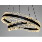 LED-люстра для вітальні Diasha D8751-600+400BK, чорна, 140W, 7700 lm