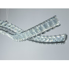 Підвісна LED-люстра Diasha D8947/1200-2CH для кухні-студії, вітальні та спальні, хвиля, 85 W, 116 см, 15-25 m2 Підвісна LED-люстра Diasha D8947/1200-2CH для кухні-студії, вітальні та спальні, хвиля, 85 W, 116 см, 15-25 m2
