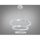 Підвісна LED люстра Diasha D9711/800+600+400WH біла, 148 W, з пультом, освітлення до 30 м2 Підвісна LED люстра Diasha D9711/800+600+400WH біла, 148 W, з пультом, освітлення до 30 м2