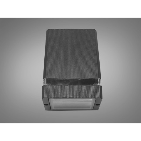 Фасадний світильник Diasha DF-2124BK E27, настінний, IP67, 16 см, для підсвічування стін і колон, для кафе та вулиці