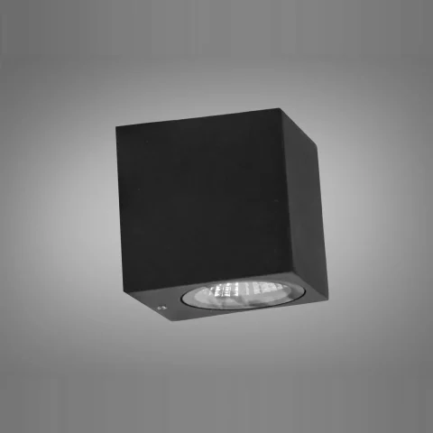 Світильник фасадний LED Diasha DFB-8001BK, 3W, 4100K, металевий, настінний, IP67, для підсвітки архітектурних елементів