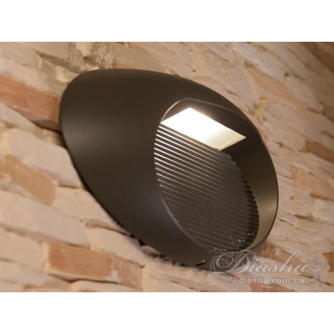 Світильник настінний LED Diasha DFB-8055GR NW, 4W, сірий, вологозахищений IP67, Loft стиль для кафе, ресторану, вулиці