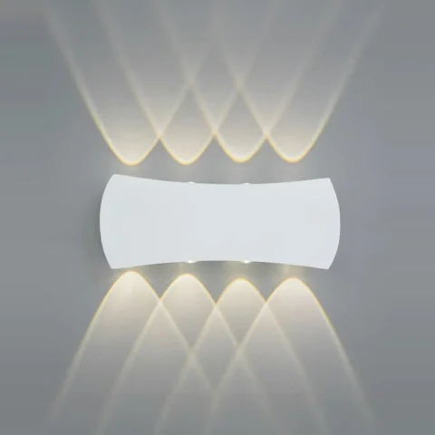 Фасадний настінний світильник Diasha DFB-8623-8WH білий LED IP67, 21×8 см Фасадний настінний світильник Diasha DFB-8623-8WH білий LED IP67, 21×8 см