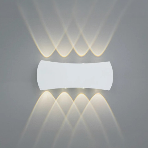 Сучасний фасадний світильник для вулиці Diasha DFB-8623-8WH білий LED IP67 21 см