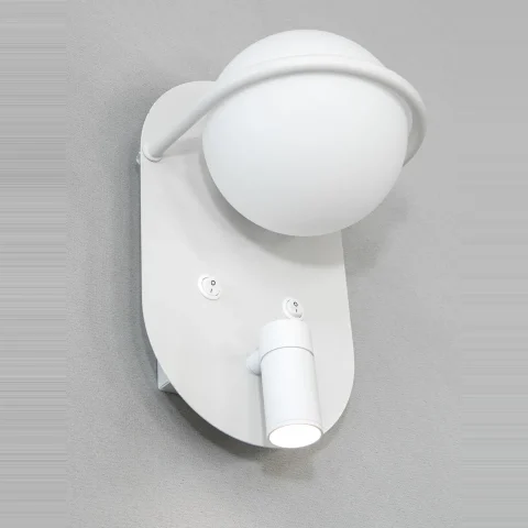 Бра настінне LED Diasha F3776WH Loft, 2W, біле, IP20, мінімалістичний стиль