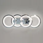 Люстра H8022/2+2HR LED 3color