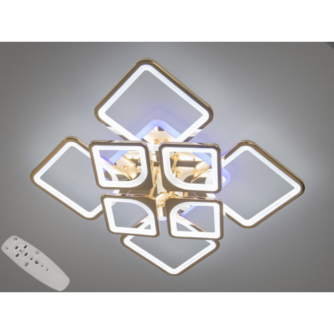 Стельовий світильник LED Diasha H8060/4+4G, 155W, 3200K-6500K, золото, сучасний стиль для дому