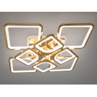 Стельовий світильник LED Diasha H8060/4+4G, 155W, 3200K-6500K, золото, сучасний стиль для дому