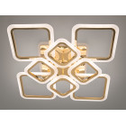 Люстра стельова LED Diasha HA8060/4+4G, 115W, 3200K-6500K, золото, сучасний стиль з пультом управління Люстра стельова LED Diasha HA8060/4+4G, 115W, 3200K-6500K, золото, сучасний стиль з пультом управління