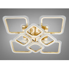 Люстра стельова LED Diasha HA8060/4+4G, 115W, 3200K-6500K, золото, сучасний стиль з пультом управління Люстра стельова LED Diasha HA8060/4+4G, 115W, 3200K-6500K, золото, сучасний стиль з пультом управління