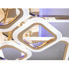 Люстра стельова LED Diasha HA8060/4+4G, 115W, 3200K-6500K, золото, сучасний стиль з пультом управління Люстра стельова LED Diasha HA8060/4+4G, 115W, 3200K-6500K, золото, сучасний стиль з пультом управління