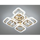 Люстра стельова LED Diasha HAS8060/4+4G, 110W, 3200K-6500K, золото, хай-тек стиль, пульт ДУ, для вітальні, спальні, кухні Люстра стельова LED Diasha HAS8060/4+4G, 110W, 3200K-6500K, золото, хай-тек стиль, пульт ДУ, для вітальні, спальні, кухні