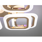 Люстра стельова LED Diasha HAS8060/4+4G, 110W, 3200K-6500K, золото, хай-тек стиль, пульт ДУ, для вітальні, спальні, кухні Люстра стельова LED Diasha HAS8060/4+4G, 110W, 3200K-6500K, золото, хай-тек стиль, пульт ДУ, для вітальні, спальні, кухні