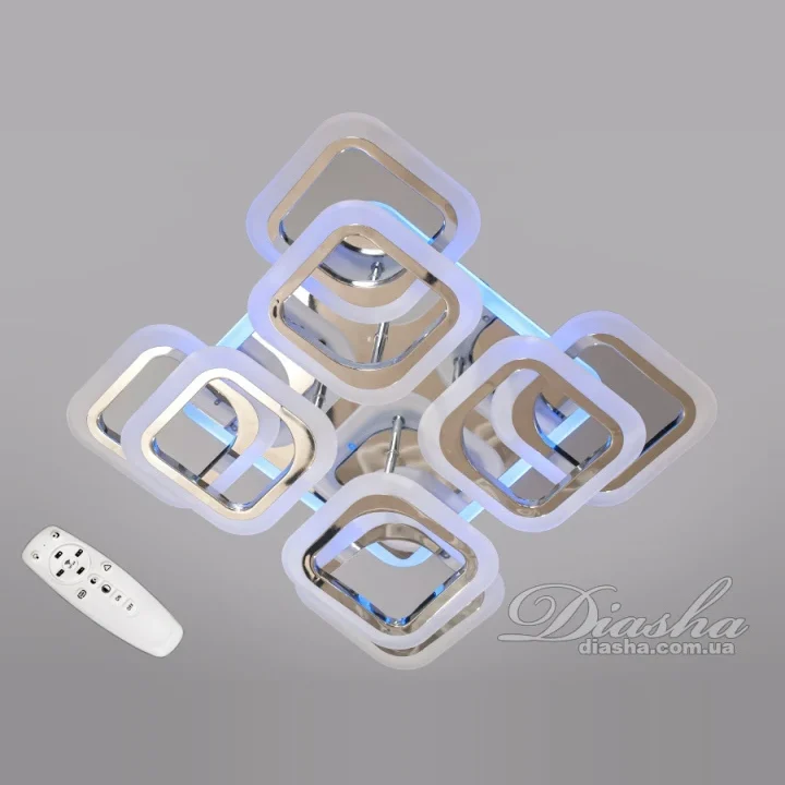 Люстра HAS8060/4+4HR LED 3colo