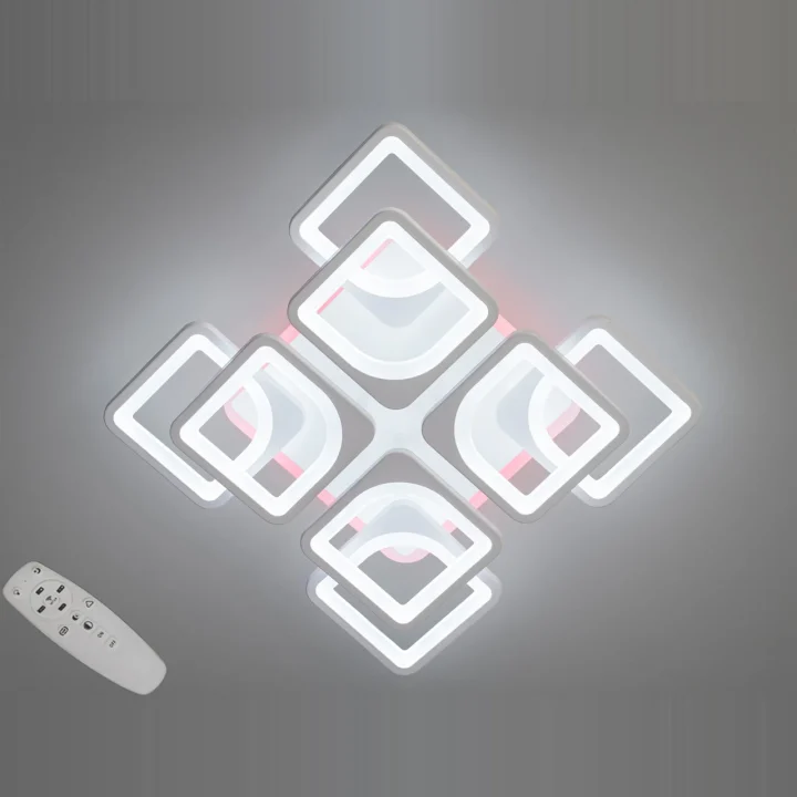 Люстра HS8060/4+4WH LED 3color Люстра HS8060/4+4WH LED 3color