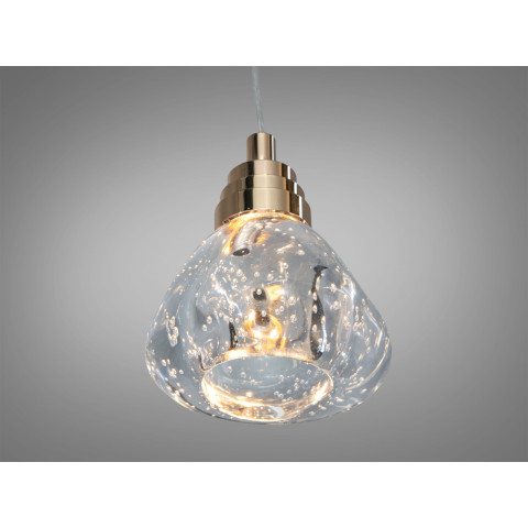 LED підвіс Diasha J2580-1S G золото скло з бульбашками 4 Вт LED підвіс Diasha J2580-1S G золото скло з бульбашками 4 Вт