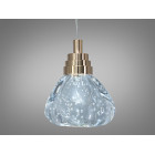 LED підвіс Diasha J2580-1S G золото скло з бульбашками 4 Вт LED підвіс Diasha J2580-1S G золото скло з бульбашками 4 Вт