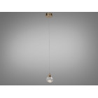 LED підвіс Diasha J2580-1S G золото скло з бульбашками 4 Вт LED підвіс Diasha J2580-1S G золото скло з бульбашками 4 Вт