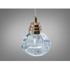 LED підвіс Diasha J2580-1S G золото скло з бульбашками 4 Вт LED підвіс Diasha J2580-1S G золото скло з бульбашками 4 Вт