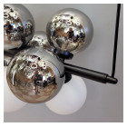 Підвісна люстра Artlight LQ7073-21 на 7 ламп G9 з білими та графітовими плафонами Підвісна люстра Artlight LQ7073-21 на 7 ламп G9 з білими та графітовими плафонами