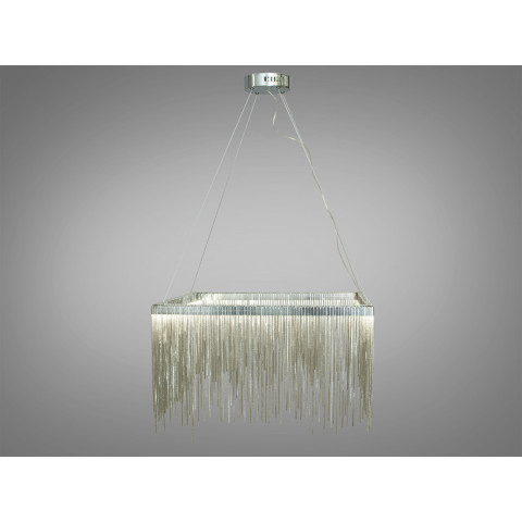 Люстра стельова LED Diasha LSD-600F-HR, 40W, 2200 лм, регульована висота 55-130 см, для коридору, спальні, кухні, офісу