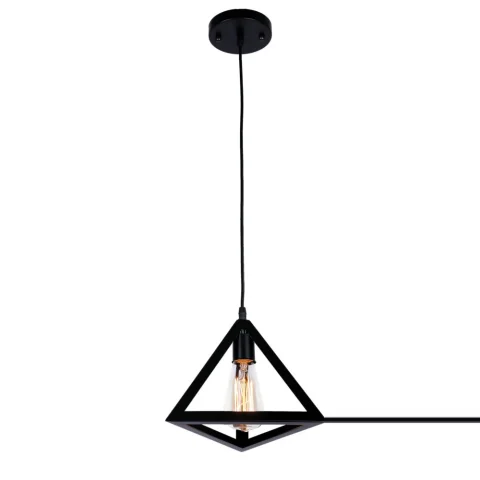 Подвесной светильник Levistella 756PR220-1 BK, E27, черный, 22×22 см, лофт