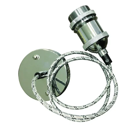 Подвесной светильник Levistella AMP12004-1, E27, хром, металл, стиль LOFT