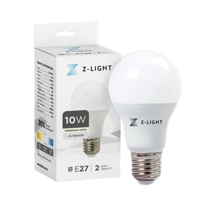 Лампа LED Levistella The Light 1003 Е27 10w 4000k А60, 10W, 4000K, A60, 900Lm, сучасний стиль Лампа LED Levistella The Light 1003 Е27 10w 4000k А60, 10W, 4000K, A60, 900Lm, сучасний стиль
